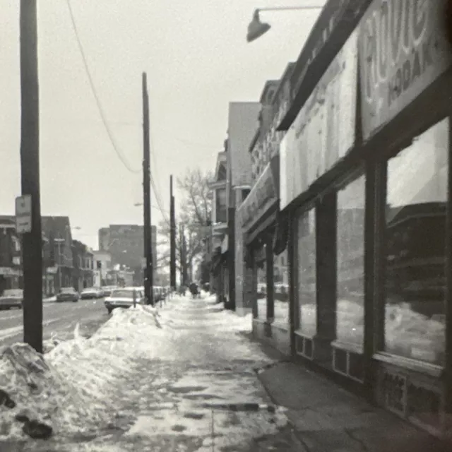 VINTAGE PHOTO 1963 Rochester, New York Town View Businesses ORIGINAL SNAPSHOT