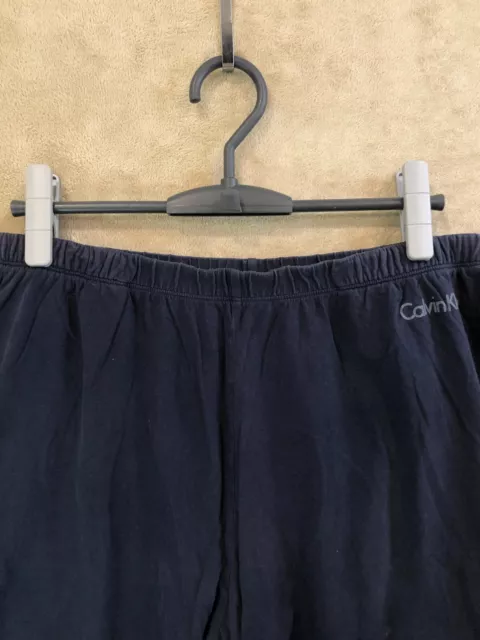 Calvin Klein Casual Short Pants Size L Mens Navy Activewear Sports Logo 2