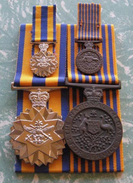 Defence Long Service And National Medal To  Margaret Cass. Squadron Leader