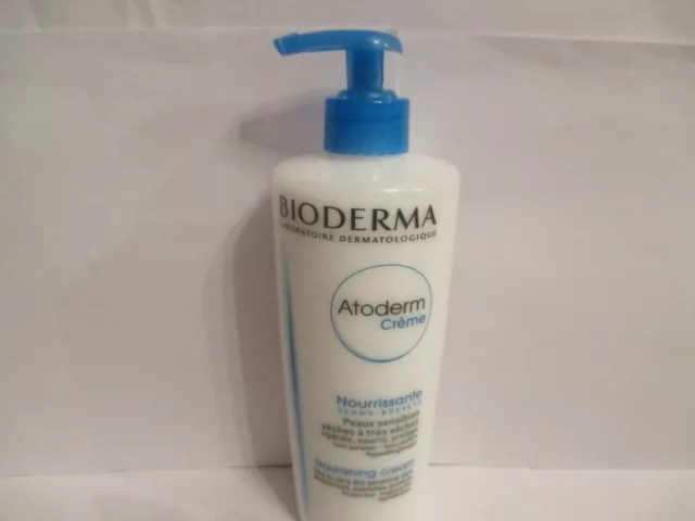 Bioderma Atoderm Creme Pour Le Corps Nourrissante  500 Ml Pompe 2