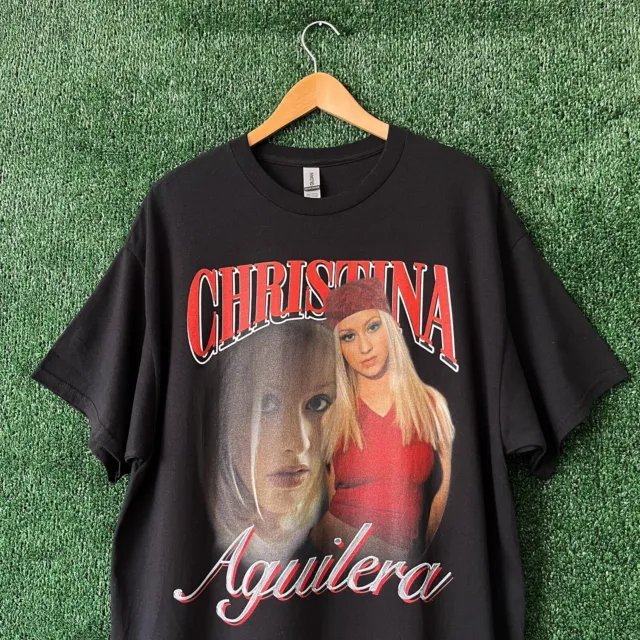 Vintage Style Christina Aguilera Graphic Tee Size Large