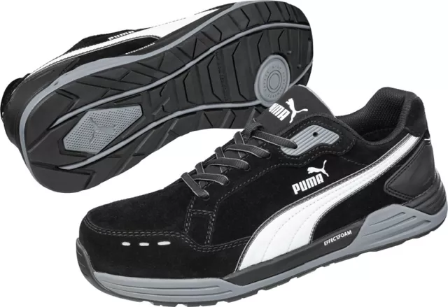 PUMA SAFETY Chaussures de sécurité AIRTWIST BLACK LOW S3 ESD HRO SRC - noir 44