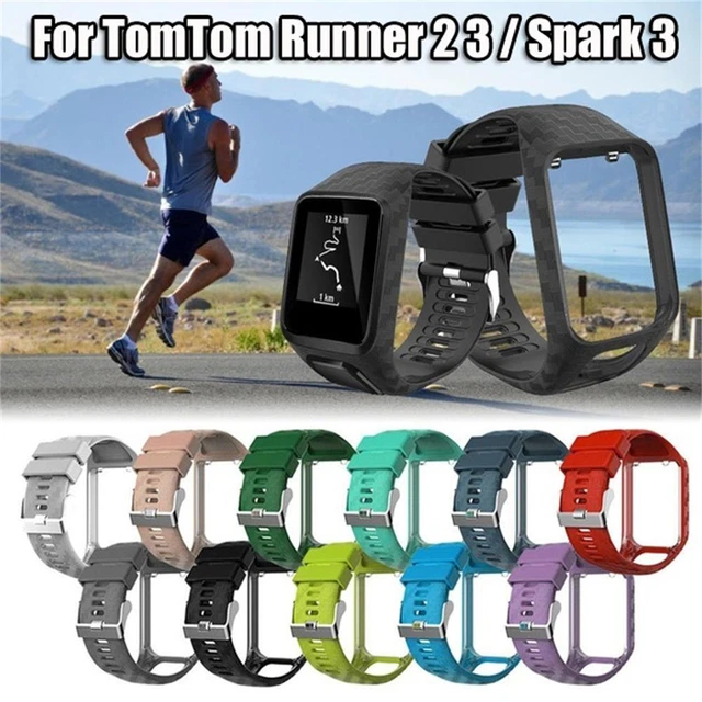 Changer Courroie Ceinture Silicone For TomTom Runner 2 3 Spark 3 Adventurer GPS