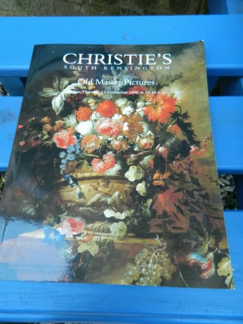 Christie's Auction Catalogue 1996 Old Master Pictures London 175 pages