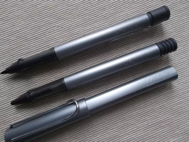 Vintage -3teilig- LAMY Al star - Tintenroller, Kugelschreiber, Druckbleistift