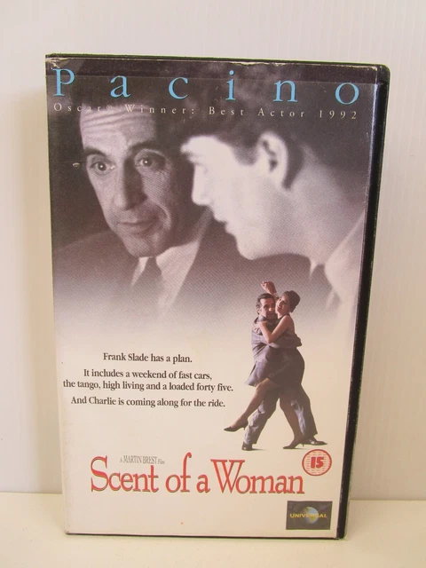 SCENT OF A Woman, Al Pacino, VHS Tape, Vintage Video, Movie M, 1992 $20