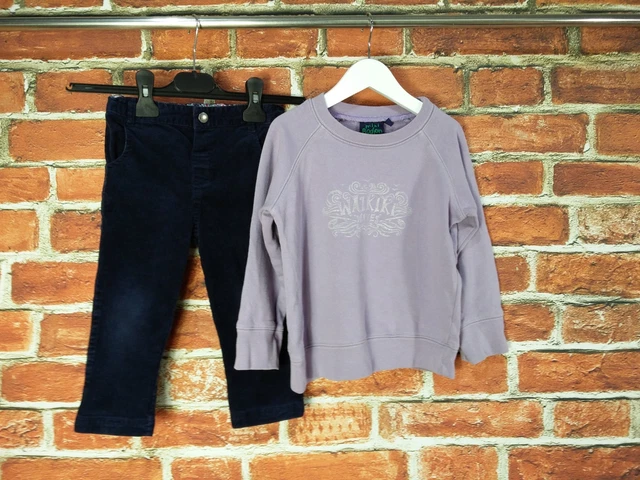 Pacchetto Maglione Ragazze Età 2-3 Anni Jojo Mamma Bambino Pavimento In Velluto A Velo Bambini 98Cm