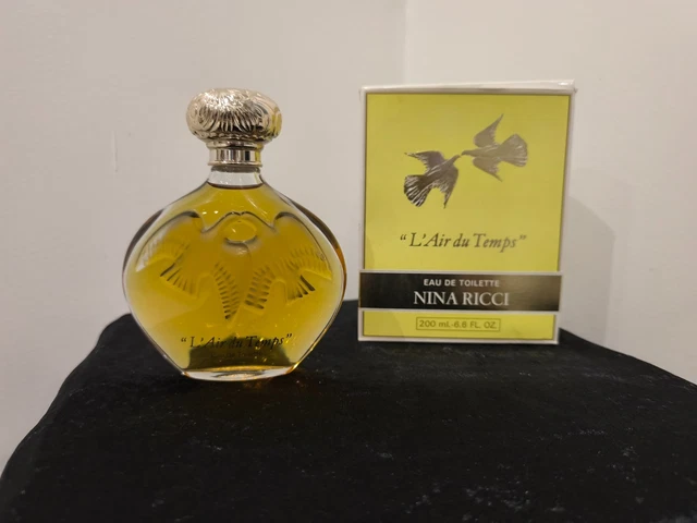 SUPERBE COFFRET L'AIR Du Temps Nina Ricci Flacon Signé Lalique Grand