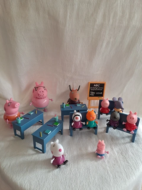 Occasion LOT de personnage et Ecole PEPPA PIG en Plastique Série télévisée