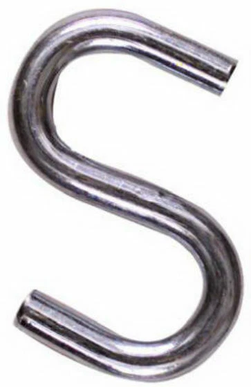 National Hardware N121-715 Heavy Open S Hook, 2-1/2", Zinc Plated