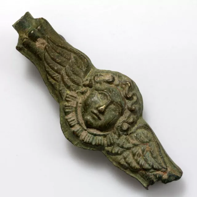 Ancient Roman bronze Medusa ornament applique circa 100-400 AD