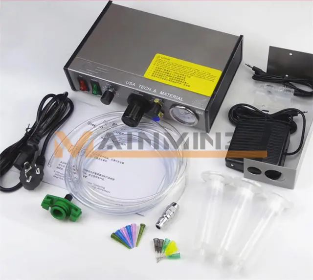 982 Pneumatic semi-automatic Glue Dispenser Solder Liquid Dispensing Controller