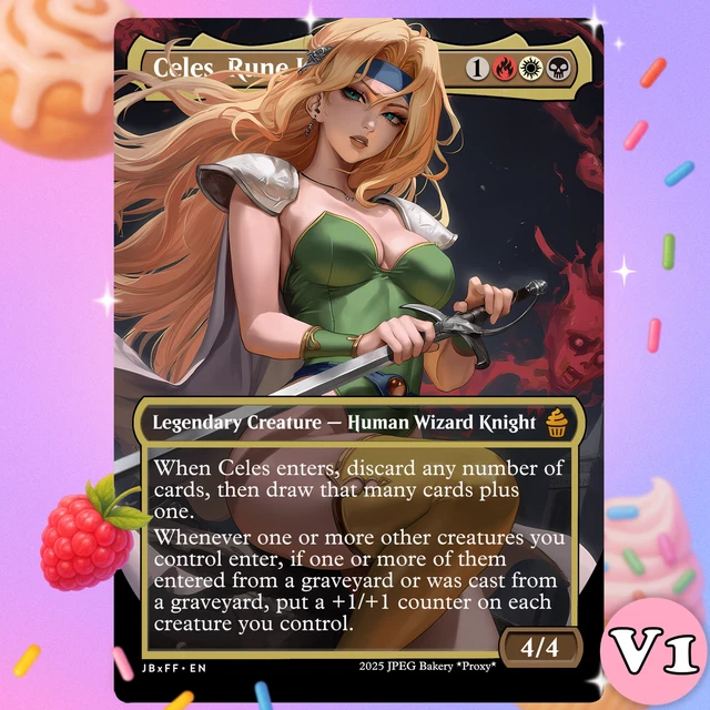 CELES, RUNE KNIGHT (Extended Art) #167 (NM) Final Fantasy FIC Magic MTG  $5.79 - PicClick