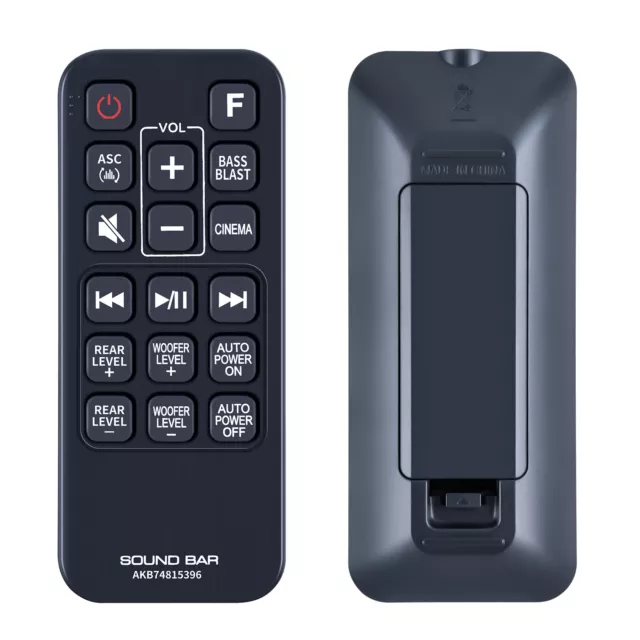AKB74815396 Remote Control For LG Sound Bar LASC58R SH4Y SJ4YS DJ4YS LASC47