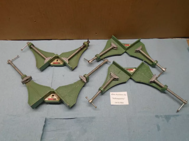 Set of 4 Vintage Craftsman USA Corner Miter Framing Clamps 9-6666 G964