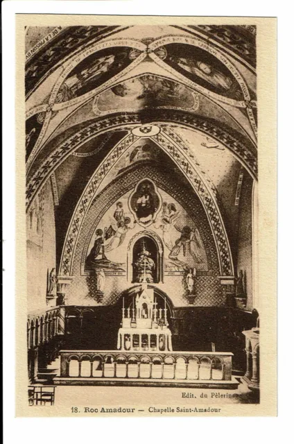 CPA - Carte postale - FRANCE - Roc Amadour -Chapelle Saint Amadour -S4521