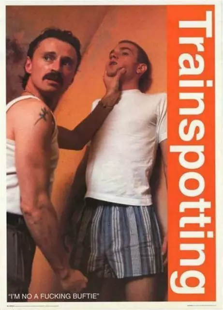 381126 Trainspotting Begbie and Renton Movie 1996 WALL PRINT POSTER DE