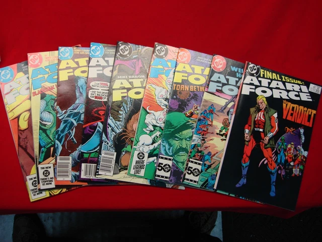 Atari Force - Dc Comics - 9 Diff. - Sept. 84 - Aug. 85 - All Nice Books