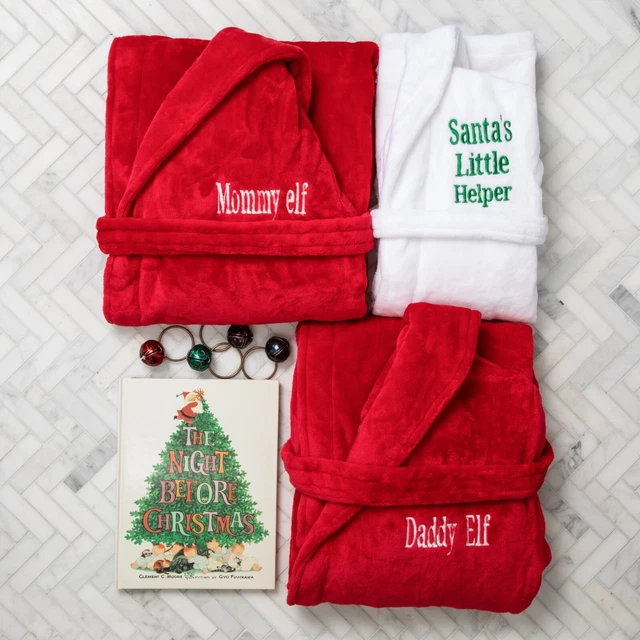 Super Soft and Cozy Plush Shawl Collar Bathrobe - Great Gift