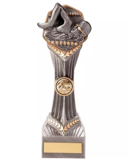 Swimming Awards Falcon Male Swimming Trophies Trophy 5 sizes FREE Engraving