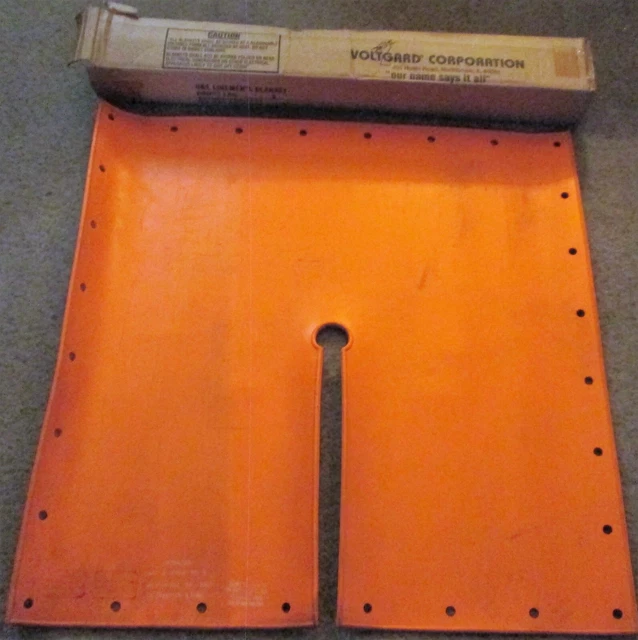 "VOLTGARD" ASTD1048 Linemen's Electrical Insulating Orange Safety Blanket