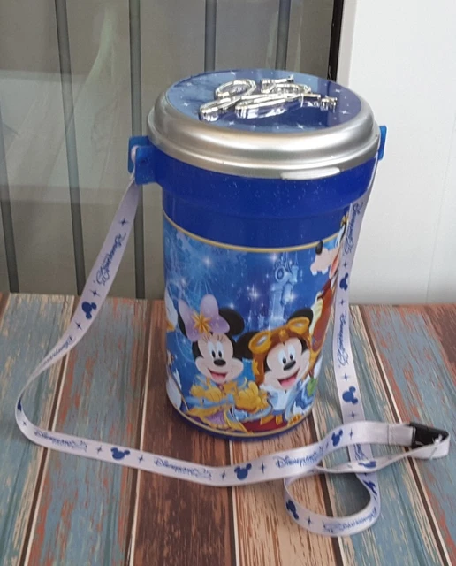 Disneyland Paris 25th Anniversary 25 Years Of Stars Popcorn Bucket With Strap.