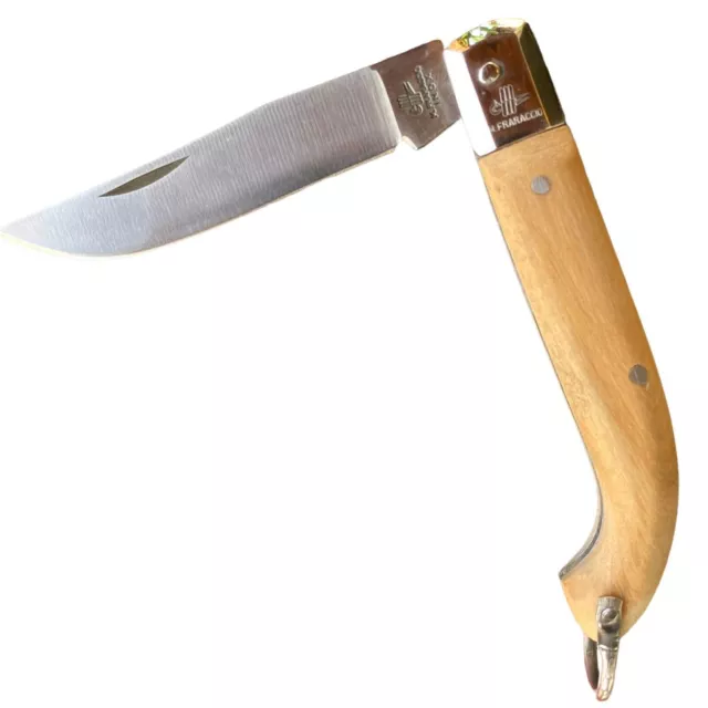 Coltellino tascabile ZUAVO con manico LEGNO OLIVO coltello chiudibile