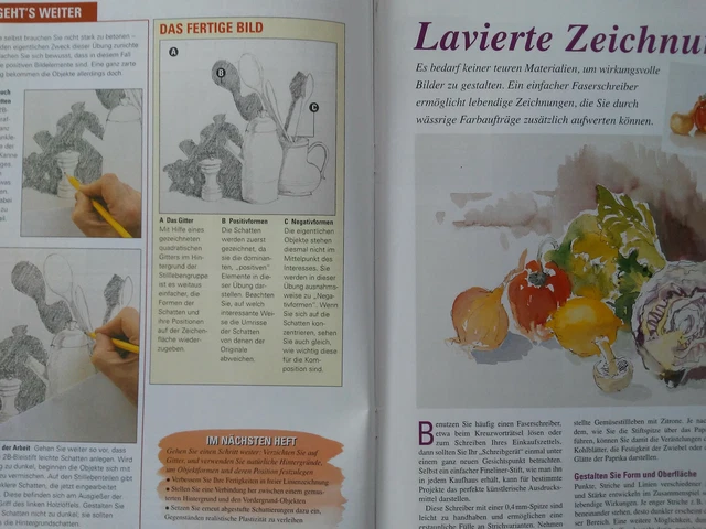 Ausgabe 3, Der Schritt-für-Schritt Kunstkurs, Malen und Zeichnen leicht gemacht