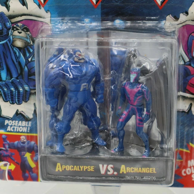 1994 Sealed Toy Biz Marvel X-Men Steel Mutants Apocalypse Vs Archangel Figures 3