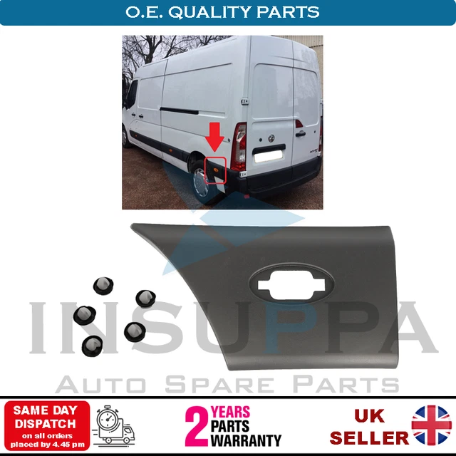 Moulure De Panneau Avec Lampe Arrière Droite Pour Renault Master III – Pièce De Rechange Neuve