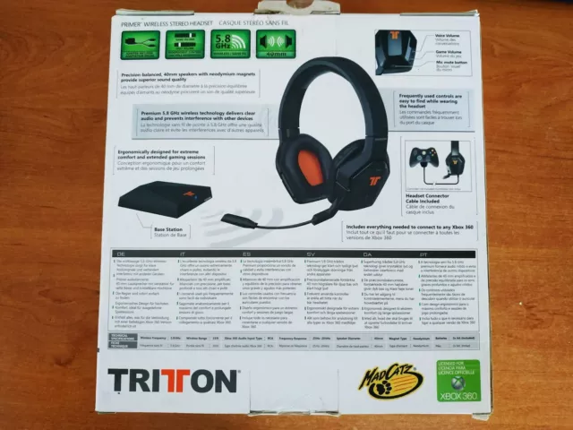 casque Tritton Primer sans fil casque Xbox360 neuf 2