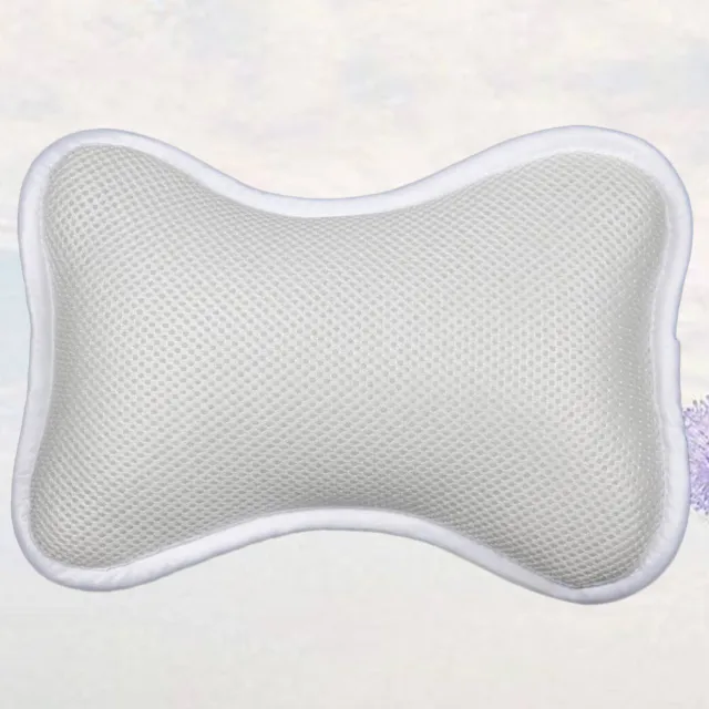 Almohada de malla de aire de secado rápido blanca Miss permeable espalda de baño