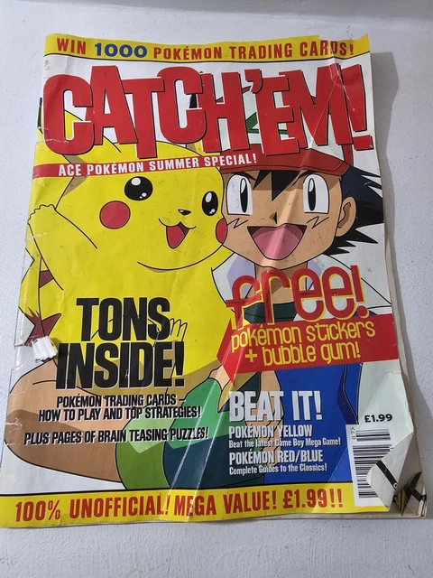 POKEMON MAGAZINE CATCH 'Em! The 100% Unofficial Guide To The Pokemon Universe! 9.72 - PicClick UK POKEMON MAGAZINE CATCH 'Em! The 100% Unofficial Guide To The Pokemon Universe! 9.72 - PicClick UK