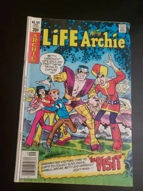 1978 Life with Archie #197 Archie Comic Book THE VISIT
