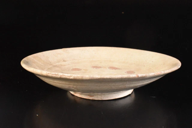 T9696: CHINESE WHITE porcelain Shapely PLATE/dish utensils used in ...