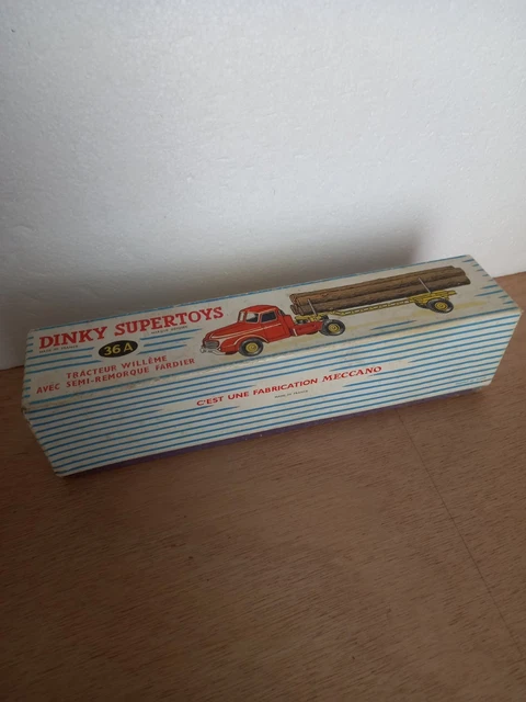 DINKY TOY ORIGINAL Willème Fardier transport de bois meccano made in