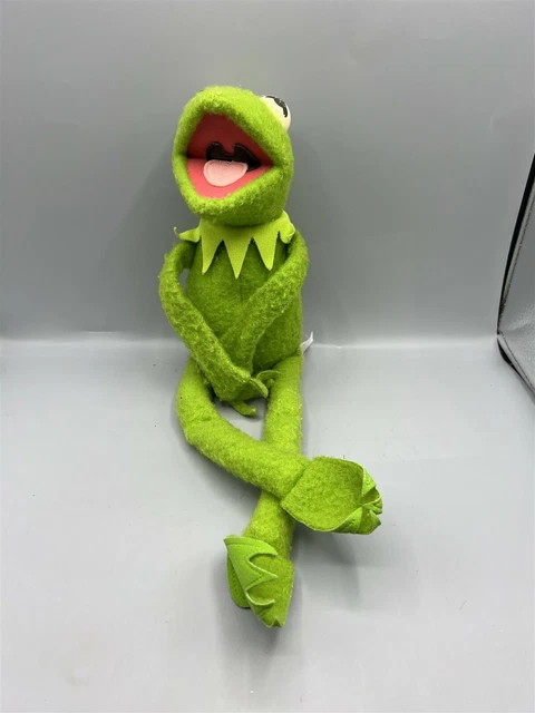 Vintage Fisher Price Toys 18" Kermit The Frog Plush Stuffed Animal Muppet Doll