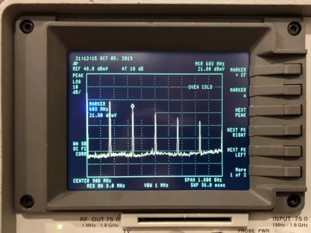 NewScope-0Jr LCD kit for HP 8590D 8592D Spectrum Analyzer 8591C CATV Analyzer