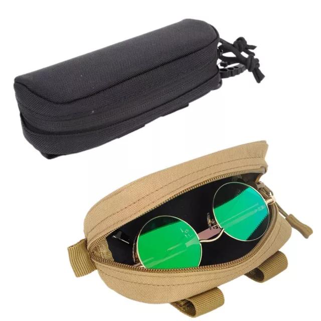 Tactical Molle Portable Sunglasses Case Eyeglasses Bag Outdoor Glasses Pouch Bag