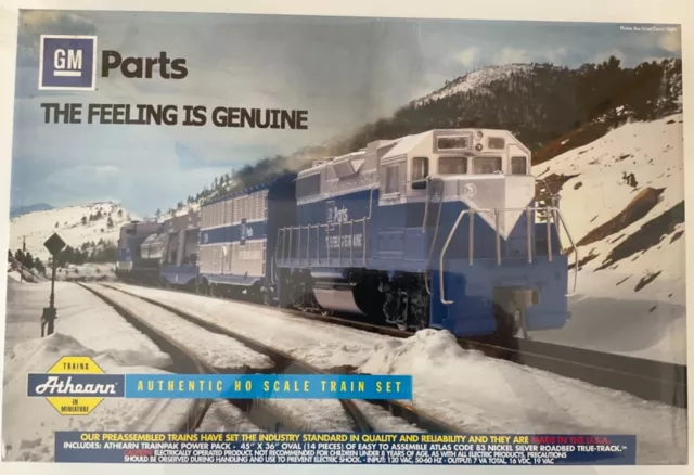 Athearn "GM Parts" Limited edition HO Scale Train Set New in Box