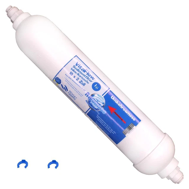 Filtro de sedimentos en línea para sistema de ósmosis acuario filtro de agua VitaFlow