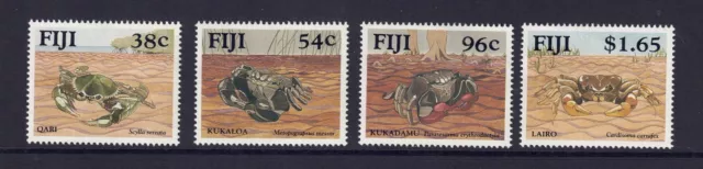 Fiji 1991 Mangrove Associated Crabs Set of 4 MUH