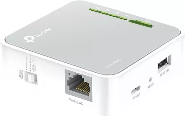 TP-Link Router WLAN Nano Router (433Mbit/s (5GHz) +300Mbit/s (2,4GHz) (tragbar,