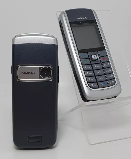 Teléfono Clásico Original Genuino Nokia 6020 - Negro Desbloqueado - Muy Buen GRADO B