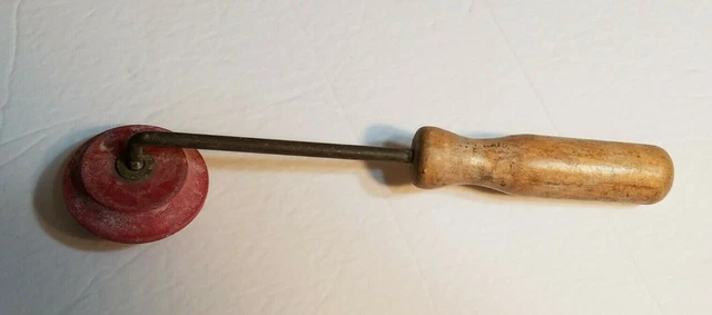 Rodillo de pintura de esquina vintage de madera Handel E Z pintura R10