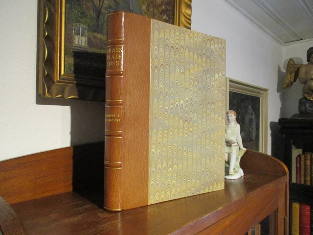 HARCOURT BINDERY BRASS DIE PLATES 1/25 Ex. Einbandkunst BOOKBINDING Handeinband