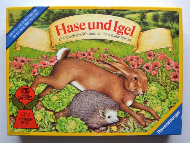 Hase und Igel Ravensburger mit Kassette 1978 Brettspiel Familienspiel  Kinder