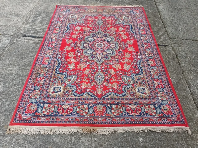 Tappeto Orientale Tappeto Persiano Antico Carpet Ponte Vintage 240 x 165 E8