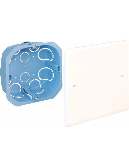 Coffret modulaire encastré métal Blanc 1 rangée - Solera