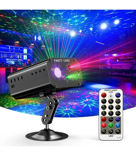 Party Lights,Disco Lights,Dj Light Strobe Stage Light Sound Activated Multiple